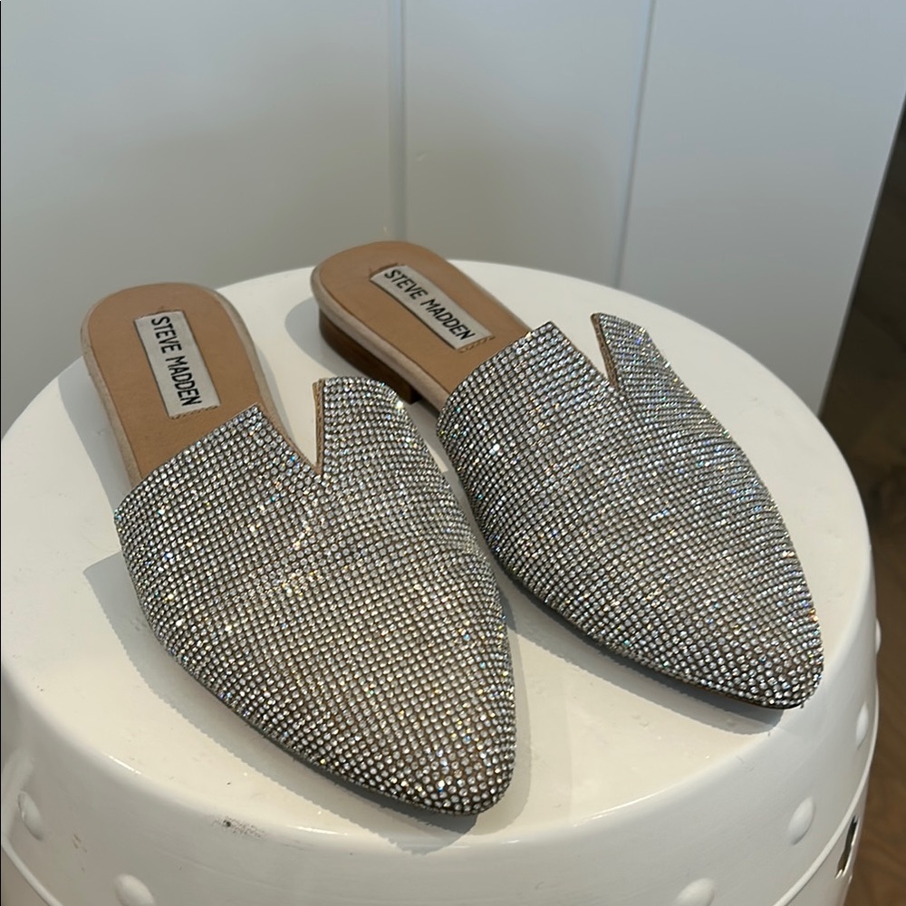 Steve Madden Silver Women's Mules